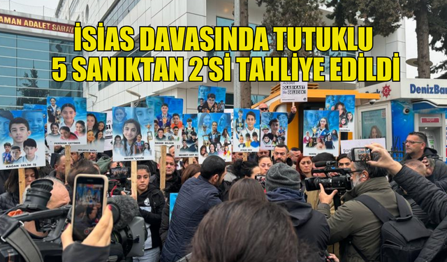 İsias Otel davasında tutuklu 5 sanıktan 2'si tahliye edildi