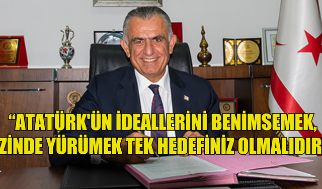 ÇAVUŞOĞLU 23 NİSAN KONUŞMASINDA ÇOCUKLARA SESLENDİ: “ATATÜRK'ÜN İDEALLERİNİ BENİMSEMEK, İZİNDE YÜRÜMEK TEK HEDEFİNİZ OLMALIDIR”