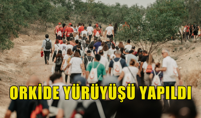 ORKİDE YÜRÜYÜŞÜ YAPILDI