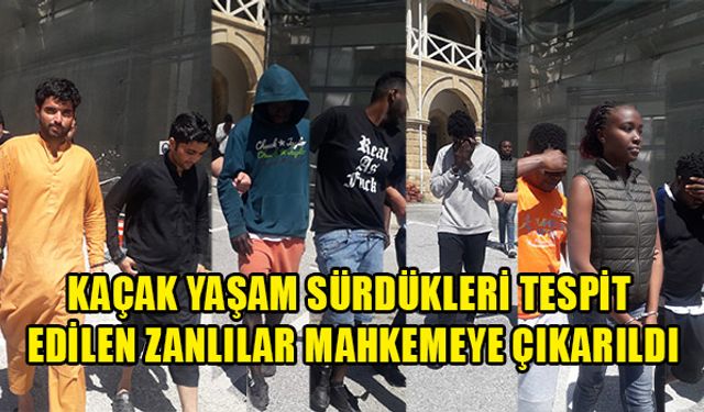 KKTC'DE İZİNSİZ İKAMET ETTİKLERİ TESPİT EDİLDİ..