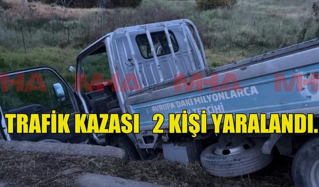 Yakın Doğu Bulvarı’nda meydana gelen trafik kazasında 2 kişi yaralandı.