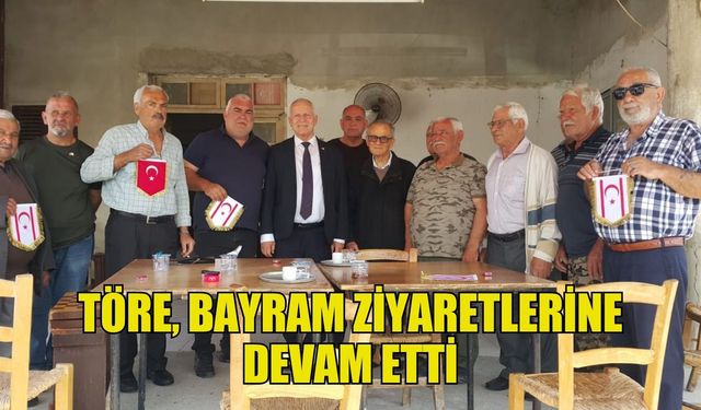 Töre, bayram ziyaretlerine devam etti