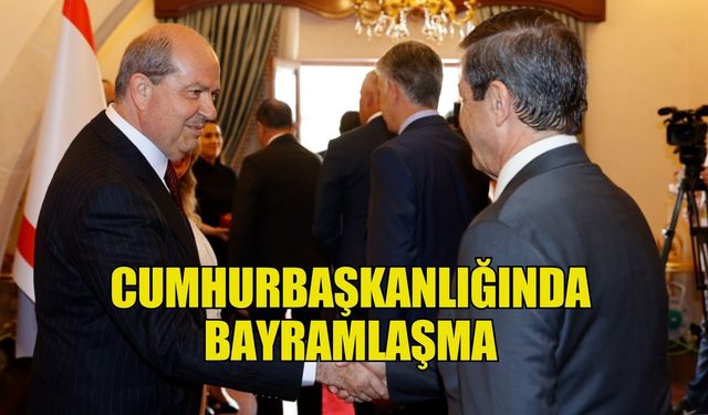 Cumhurbaşkanlığında bayramlaşma