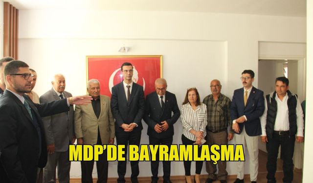 Milliyetçi Demokrasi Partisi (MDP) Genel Merkezinde Ramazan Bayramı dolayısıyla bayramlaşma töreni yapıldı.