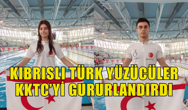 KIBRISLI TÜRK YÜZÜCÜLER BULGARİSTAN’DA İKİ ALTIN BİR GÜMÜŞ MADALYA KAZANDI