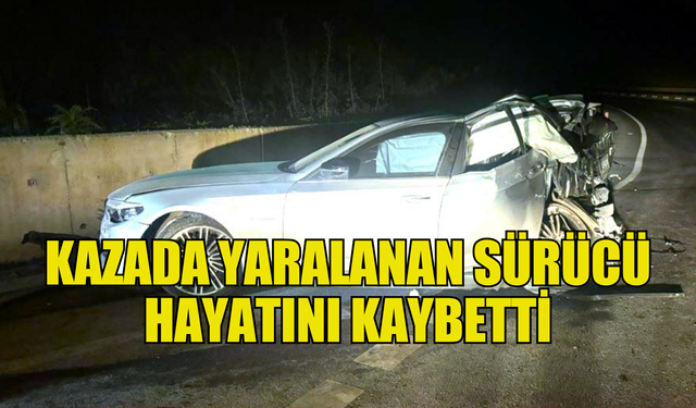 Lefkoşa'da Kuzey Çevre Yolu'nda meydana gelen kazada bir kişi hayatını kaybetti