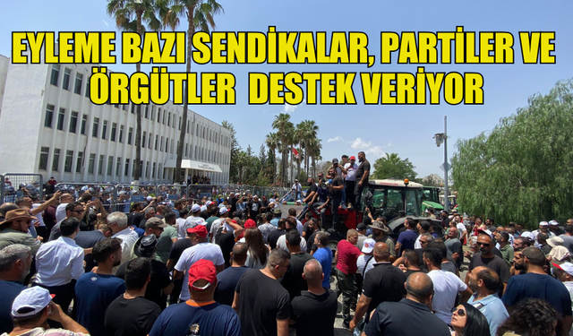 EYLEME BAZI SENDİKALAR, PARTİLER VE  ÖRGÜTLER  DESTEK VERİYOR