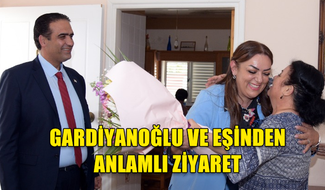 GARDİYANOĞLU VE EŞİ, ANNELER GÜNÜ DOLAYISIYLA ENGELLİ ÇOCUKLARIN ANNELERİNİ ZİYARET ETTİ