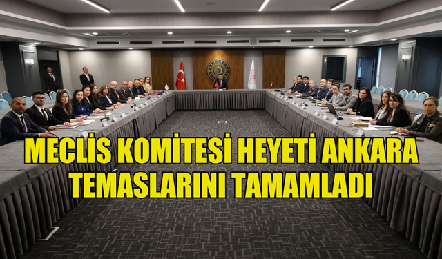 MECLİS KOMİTESİ HEYETİ ANKARA TEMASLARINI TAMAMLADI