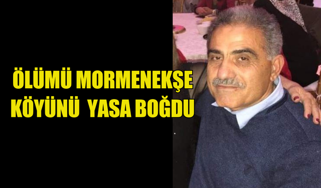 ÖLÜMÜ MORMENEKŞE KÖYÜNÜ  YASA BOĞDU