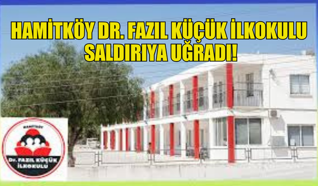 HAMİTKÖY DR. FAZIL KÜÇÜK İLKOKULU  SALDIRIYA UĞRADI!