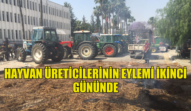 HAYVAN ÜRETİCİLERİNİN EYLEMİ İKİNCİ GÜNÜNDE