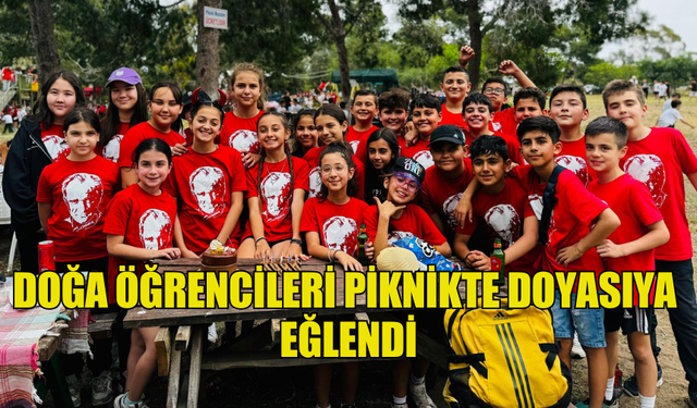 DOĞA ANAOKULU VE İLKOKULU ÖĞRENCİLERİ, GELENEKSEL PİKNİK ORGANİZASYONUNDA EĞLENDİ