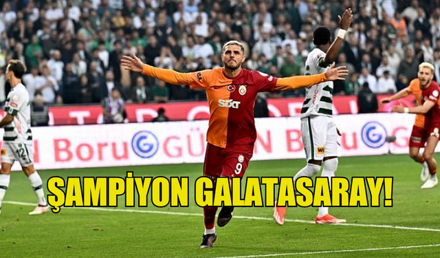 ŞAMPİYON GALATASARAY!