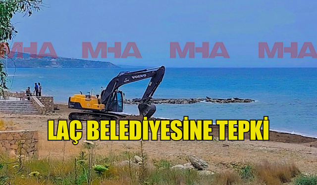 HASAN SARPTEN LAÇ BELEDİYESİNELAÇ BELEDİYESİNE TEPKİ GÖSTERDİ