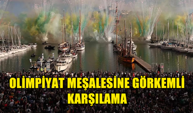 2024 PARİS OLİMPİYAT OYUNLARI MEŞALESİ MARSİLYA'YA GELDİ