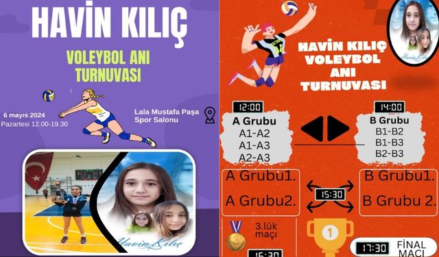 ŞAMPİYON MELEKLER TAKIMINDAN HAVİN KILIÇ ADINA ANI TURNUVASI