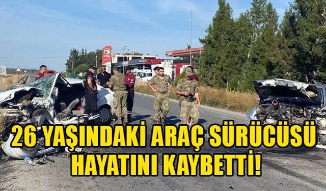 KAZA SONUCU HASTANEYE KALDIRILAN GENÇ, HAYATA TUTUNAMADI...