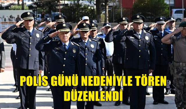 30 HAZİRAN POLİS GÜNÜ NEDENİYLE ANITLARA ÇELENK SUNULDU…