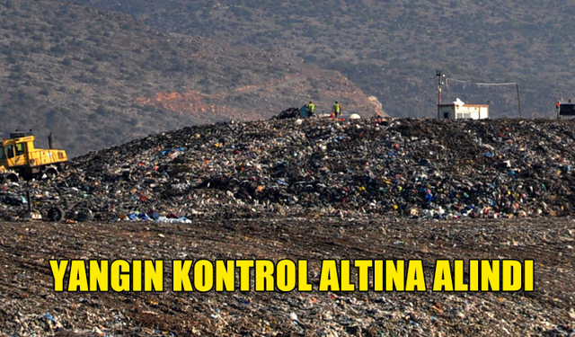 GÜNGÖR'DEKİ YANGIN KONTROL ALTINA ALINDI