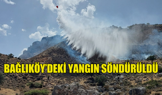 BAĞLIKÖY’DEKİ YANGIN SÖNDÜRÜLDÜ... SOĞUTMA ÇALIŞMALARI SÜRÜYOR