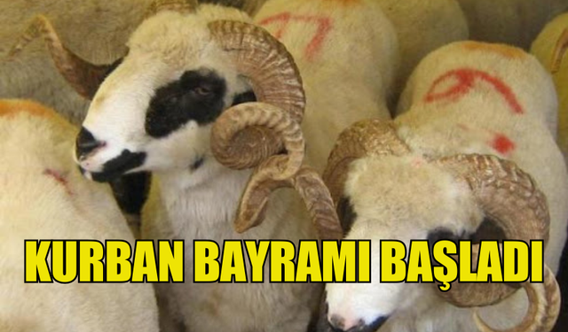 KURBAN BAYRAMI BAŞLADI. BABALAR GÜNÜ DE BUGÜN KUTLANIYOR