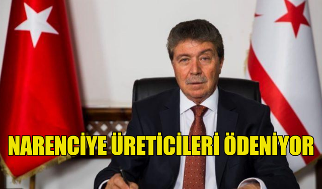 NARENCİYE ÜRETİCİLERİ ÖDENİYOR