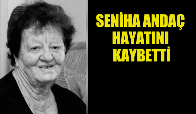 TRAFİK KAZASINDA AĞIR YARALANAN SENİHA ANDAÇ HAYATINI KAYBETTİ