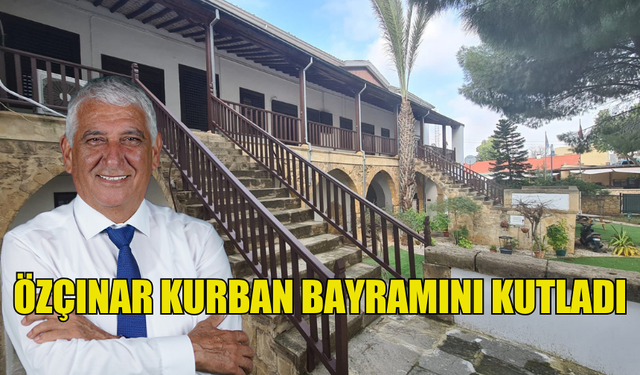 GÜZELYURT BELEDİYE BAŞKANI MAHMUT ÖZÇINAR, HALKIN KURBAN BAYRAMINI KUTLADI