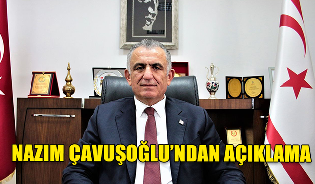 MİLLİ EĞİTİM BAKANI NAZIM ÇAVUŞOĞLU AÇIKLAMALARDA BULUNDU