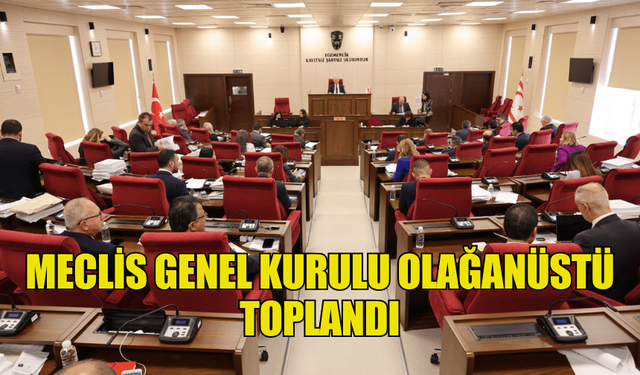 Cumhuriyet Meclisi Genel Kurulu olağanüstü toplandı