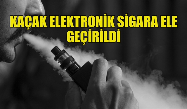 LEFKOŞA'DA GERÇEKLEŞTİRİLEN  OPERASYONDA ELEKTRONİK SİGARA VE KAÇAK MALZEME ELE GEÇİRİLDİ