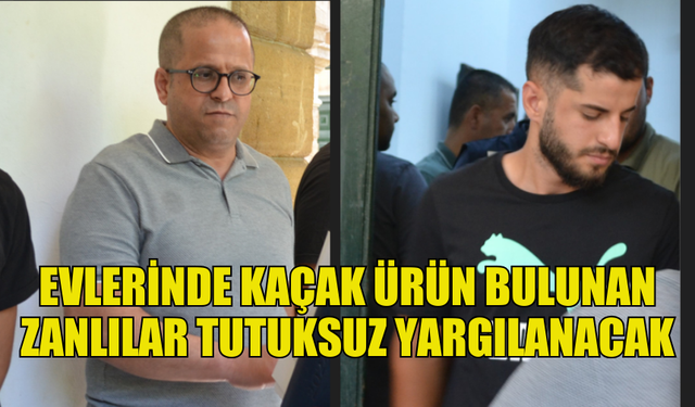 GÜMRÜKSÜZ MAL BULUNDURMA SUÇUNDAN TUTUKLANAN ZANLILAR MAHKEMEYE ÇIKARILDI