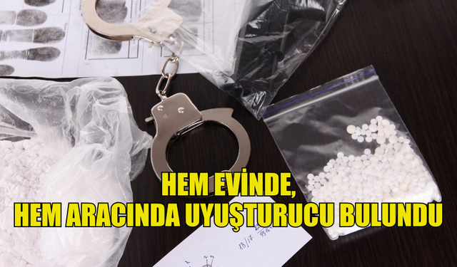 GİRNE'DE BİR ŞAHSIN EVİNDE VE ARACINDA SATIŞA HAZIR HALDE UYUŞTURUCU ELE GEÇİRİLDİ