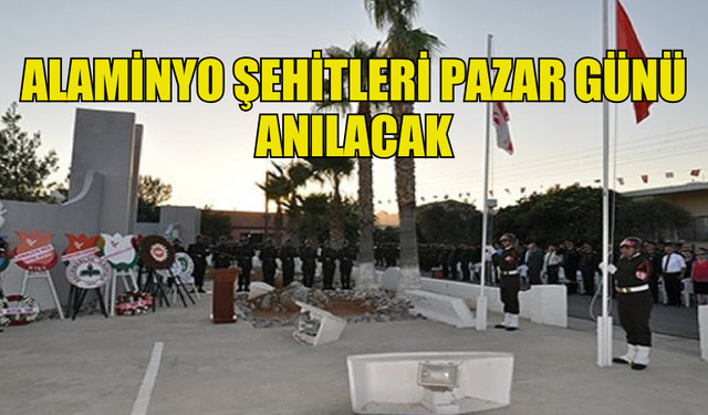 ALAMİNYO ŞEHİTLERİ 21 TEMMUZ PAZAR GÜNÜ ANILACAK