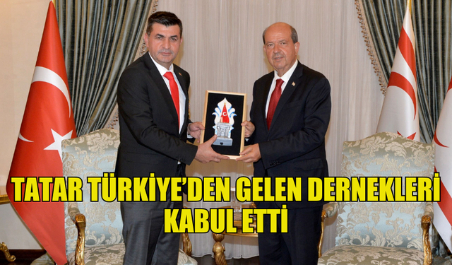 CUMHURBAŞKANI TATAR TÜRKİYE HARP MALULÜ GAZİLER, ŞEHİT DUL VE YETİMLER DERNEĞİ'Nİ KABUL ETTİ