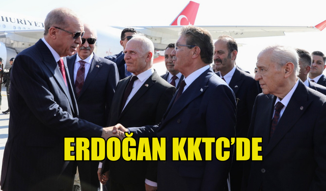 TÜRKİYE CUMHURBAŞKANI ERDOĞAN KKTC'DE