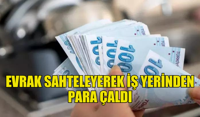 İŞ YERLERİNDEN EVRAK SAHTELEYEREK PARA ÇALAN İKİ KİŞİ TUTUKLANDI