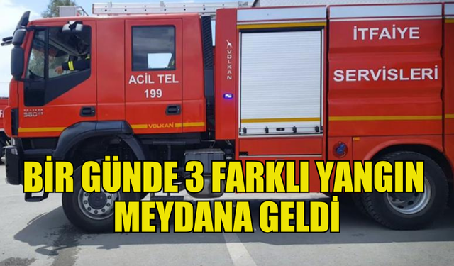 GİRNE BOĞAZKÖY’DE KAHVE ÜRETİMİ YAPILAN İŞLETMEDE YANGIN