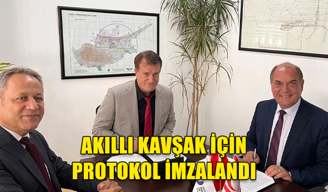 DEMİRHAN’A YAPILACAK AKILLI KAVŞAK İÇİN PROTOKOL İMZALANDI