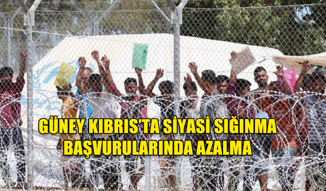 GÜNEY KIBRIS’TA SİYASİ SIĞINMA BAŞVURULARINDA AZALMA