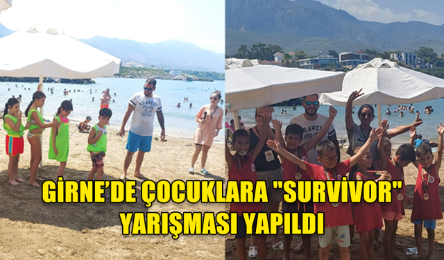 GİRNE BELEDİYESİ, ÇOCUKLARA 'SURVİVOR' YARIŞMASI İLE YAZ TATİLİ ETKİNLİKLERİNİ SONLANDIRDI