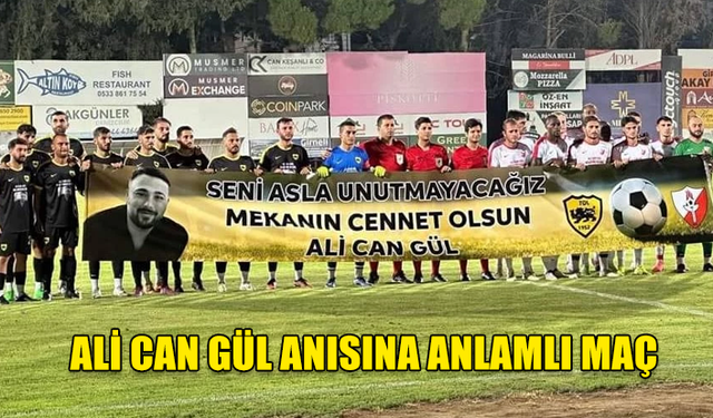 ALİ CAN GÜL ANISINA ANLAMLI MAÇ: ELDE EDİLEN GELİR ŞAMPİYON MELEKLER'E BAĞIŞLANDI