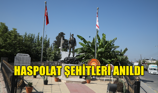 HASPOLAT ŞEHİTLERİ ANILDI