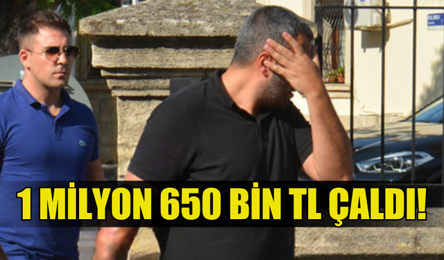 GİRNE’DE DİREKTÖRLÜĞÜNÜ YAPTIĞI ACENTEDEN1 MİLYON 650 BİN TL ÇALDI!