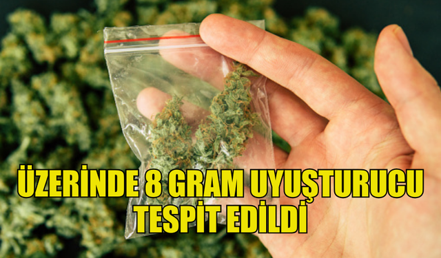 GİRNE TURİZM LİMANI'NDA BİR ŞAHSIN ÜZERİNDE 8 GRAM UYUŞTURUCU TESPİT EDİLDİ