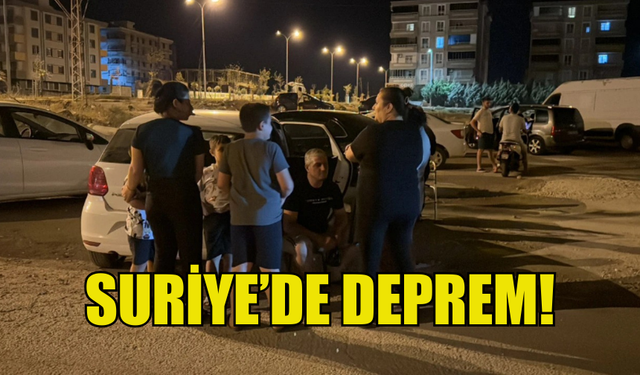 SURİYE'NİN HAMA ŞEHRİNDEKİ 5,2 BÜYÜKLÜĞÜNDE DEPREM PANİĞE NEDEN OLDU