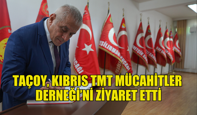 UBP GENEL BAŞKAN ADAYI HASAN TAÇOY, KIBRIS TMT MÜCAHİTLER DERNEĞİ’Nİ ZİYARET ETTİ