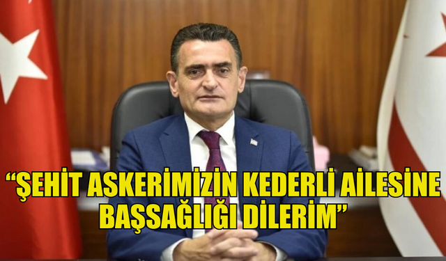 DURSUN OĞUZ: ŞEHİT ASKERİMİZİN KEDERLİ AİLESİNE BAŞSAĞLIĞI DİLERİM