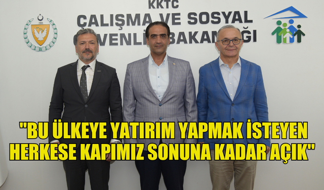 GARDİYANOĞLU: "BU ÜLKEYE YATIRIM YAPMAK İSTEYEN HERKESE KAPIMIZ SONUNA KADAR AÇIK"